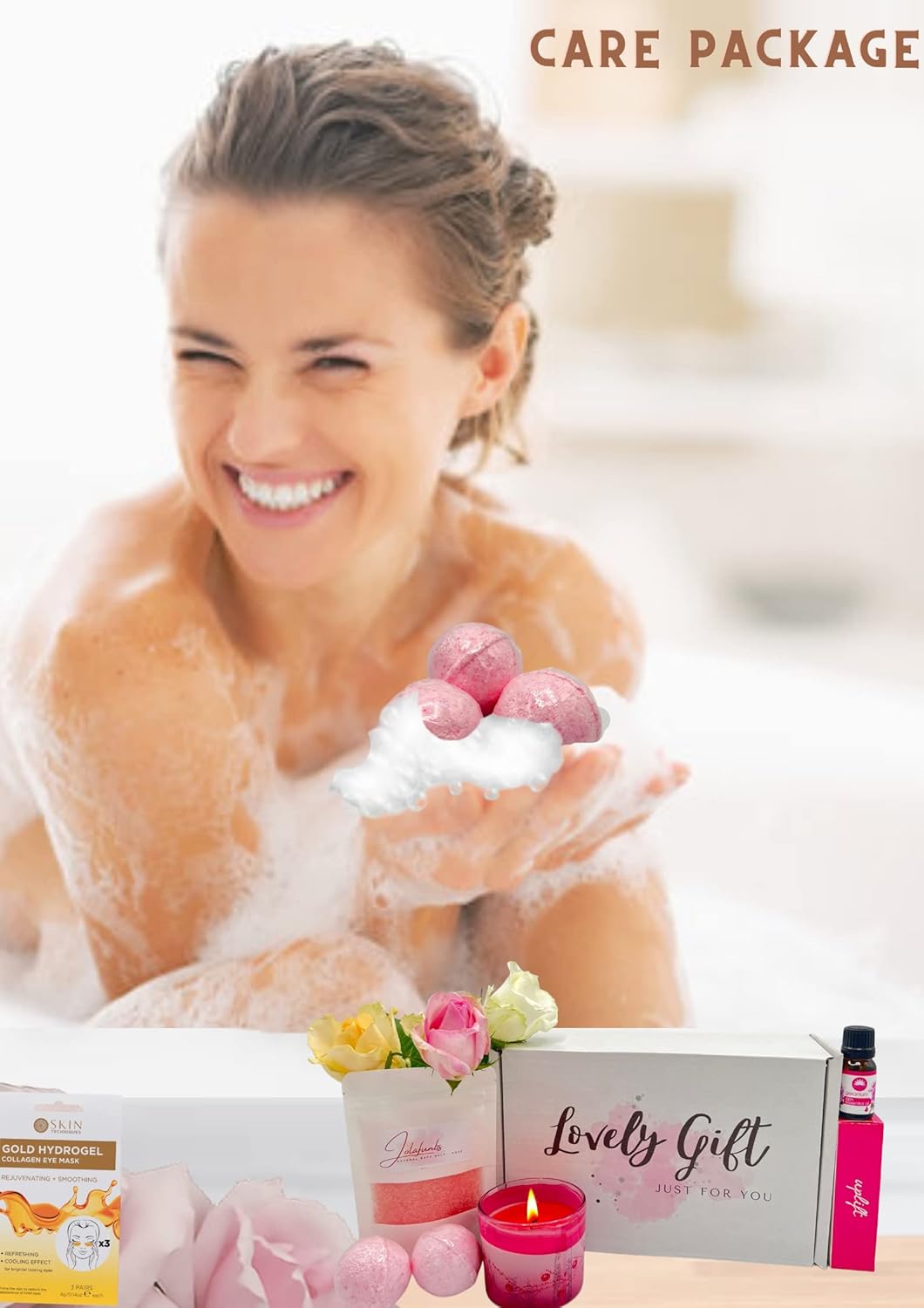 JOLAFUNBS gift box filled with relaxation essentials