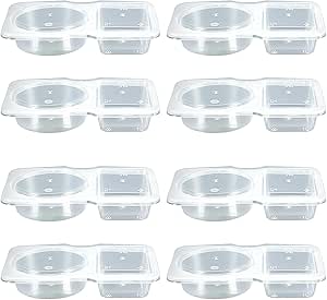 JOLAFUNBS 8-Pack Snack Pots with Lids – reusable lunch containers