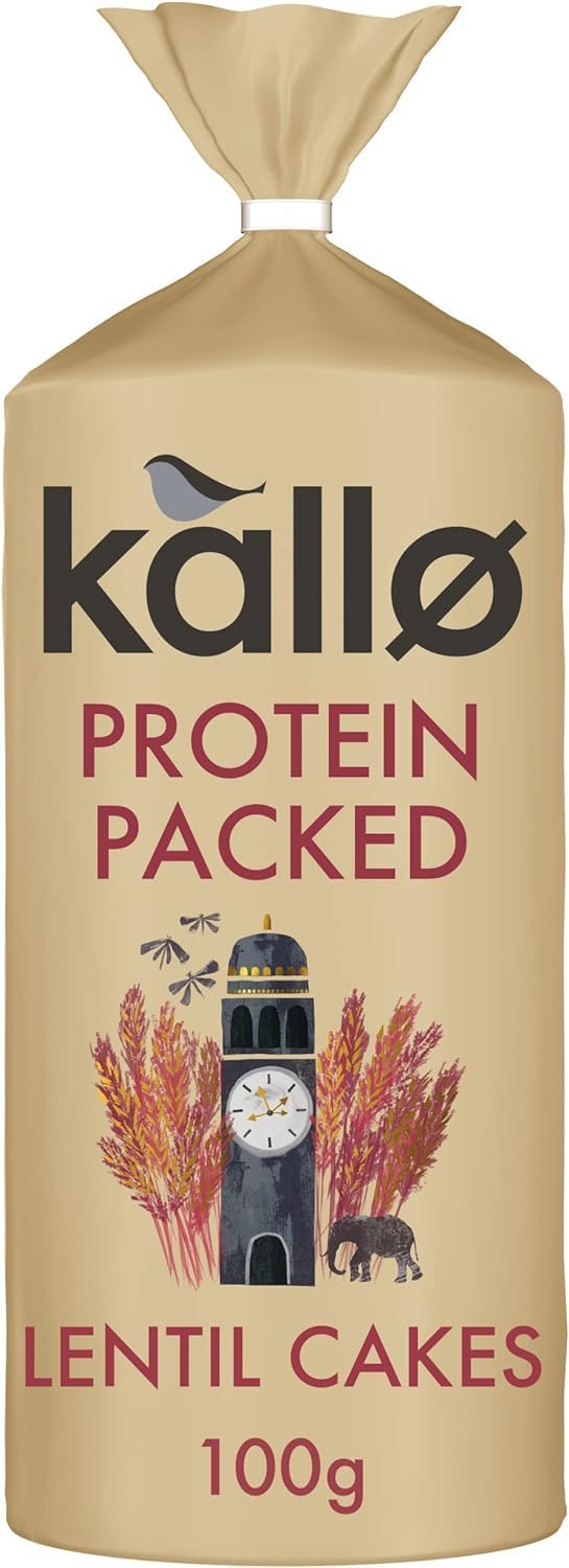 Kallo Protein Lentil Cakes 100g pack