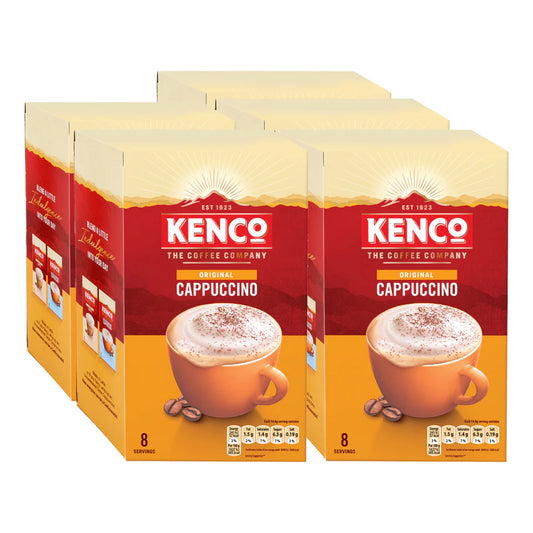 Kenco Cappuccino sachets perfect for home and office use