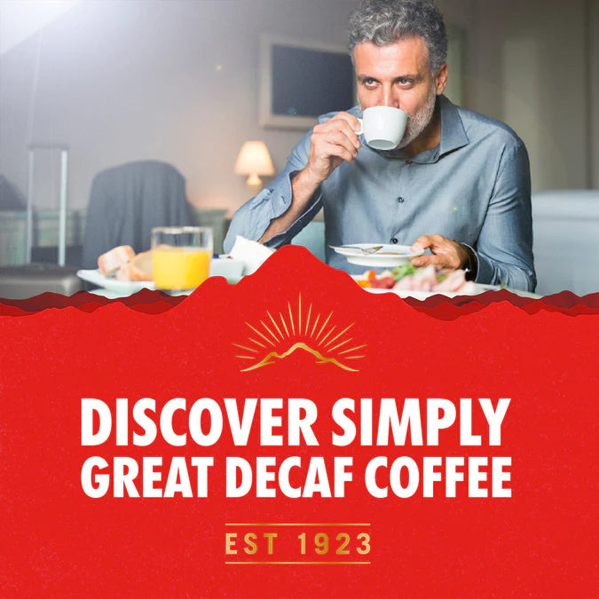 Caffeine-free Kenco Decaffeinated Coffee Sticks for guilt-free enjoyment