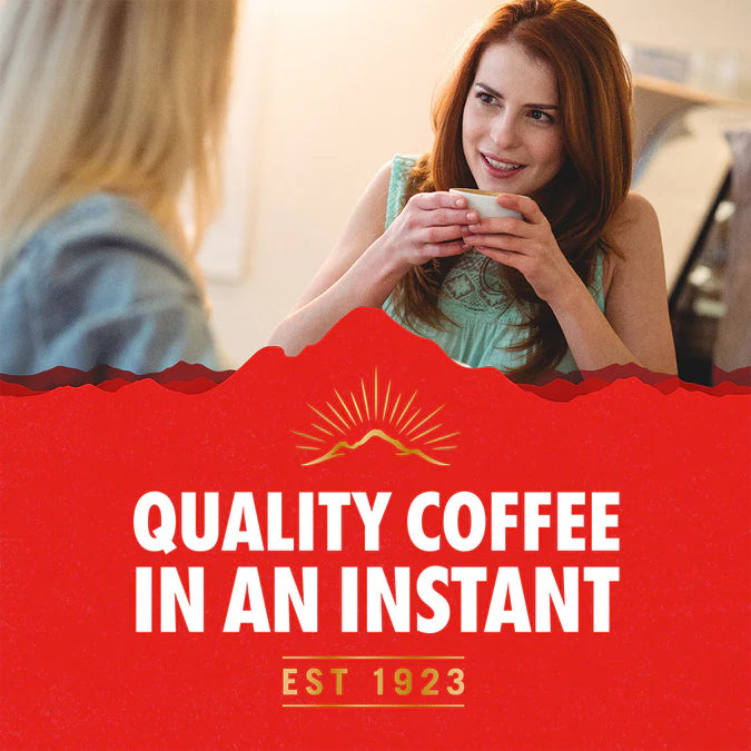 Smooth flavour freeze-dried instant coffee
