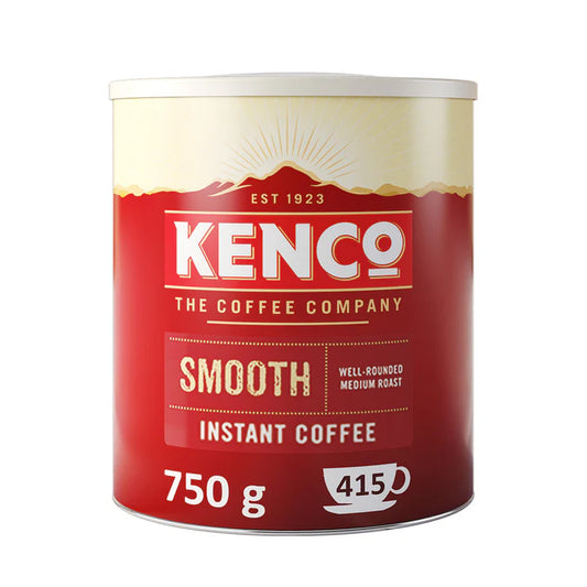 Kenco Smooth Instant Coffee 750g ideal for everyday workplace use