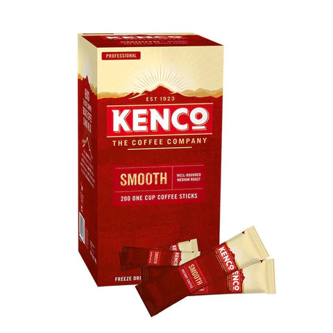 Individually sealed Kenco instant coffee sticks