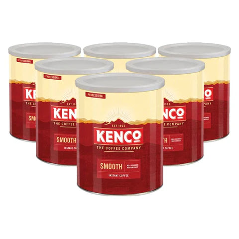 Kenco Smooth Roast coffee in 750g tins