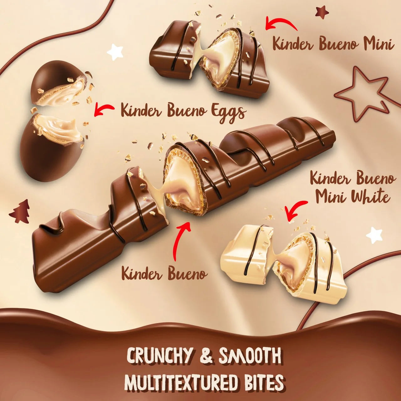 Mini Kinder Bueno chocolate bites