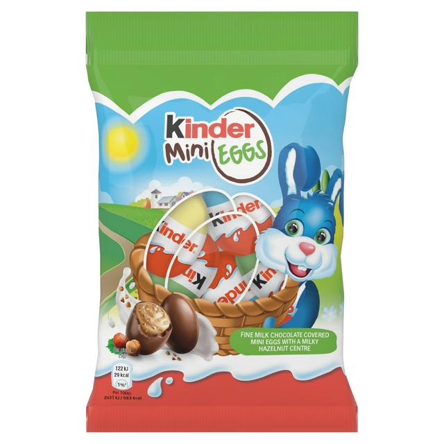Kinder Mini Easter Eggs 75g milk chocolate with hazelnut centre