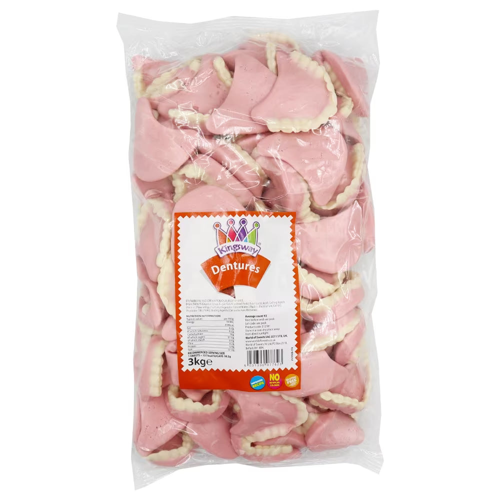 Approx. 93 Kingsway denture gummies in bulk bag