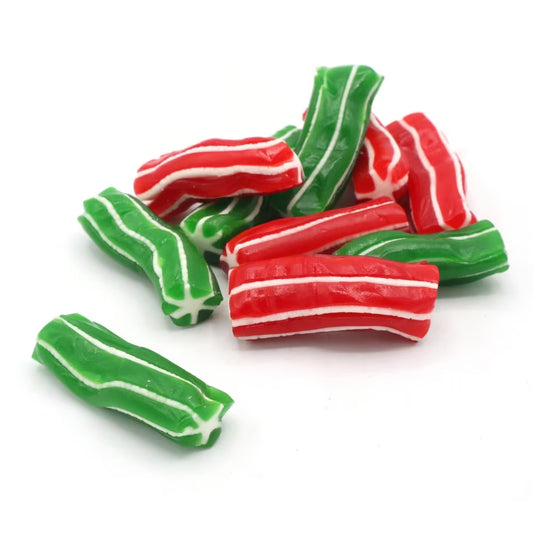Bulk bag of Kingsway festive red and green poles