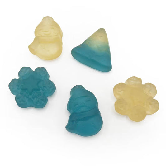 Fruit-flavoured Kingsway Snowy Mix jelly sweets