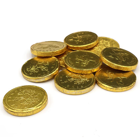 Kingsway Gold Milk Chocolate Coins 1kg bulk bag