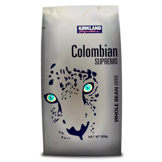 Kirkland Colombian Supremo Whole Bean Coffee 908g pack