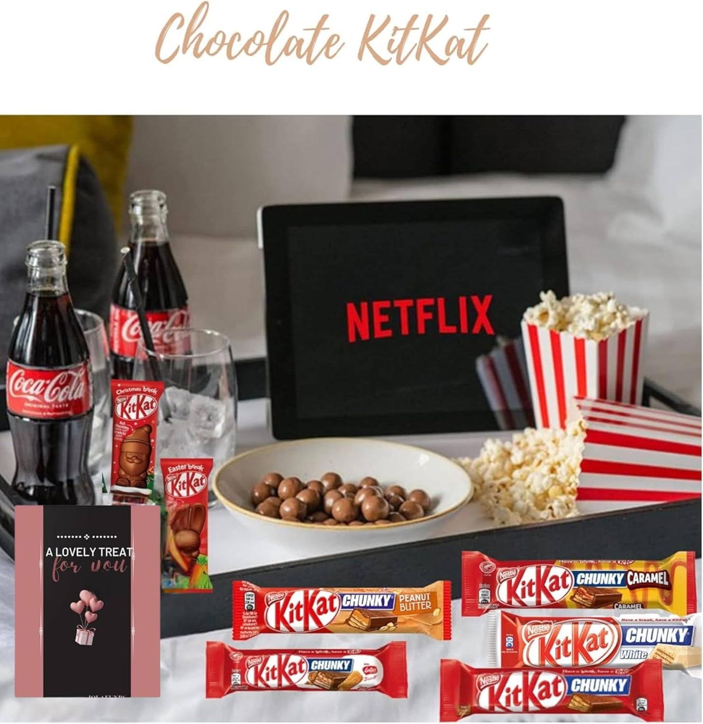 Kit Kat gift box with a selection of chocolate treats