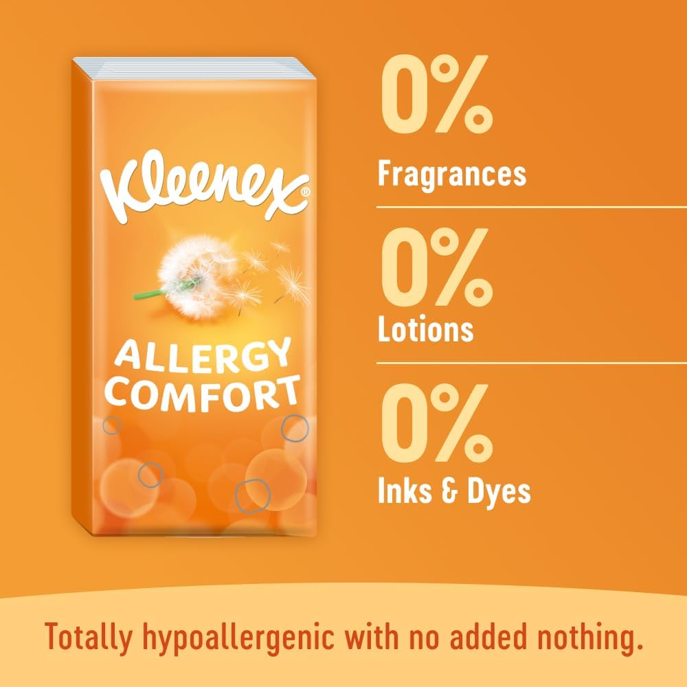facial tissues ideal for travel and hayfever season