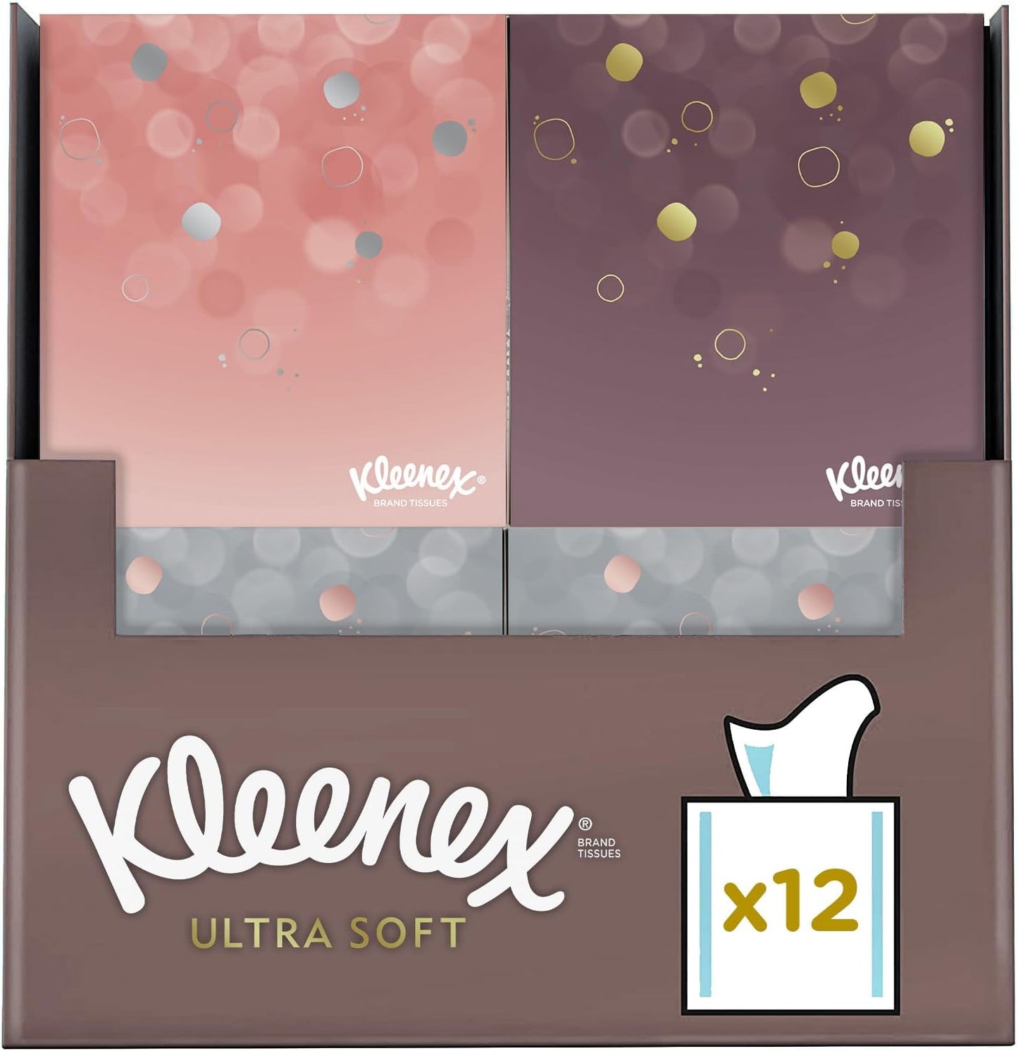 Ultra soft facial tissues cube box pack of 12