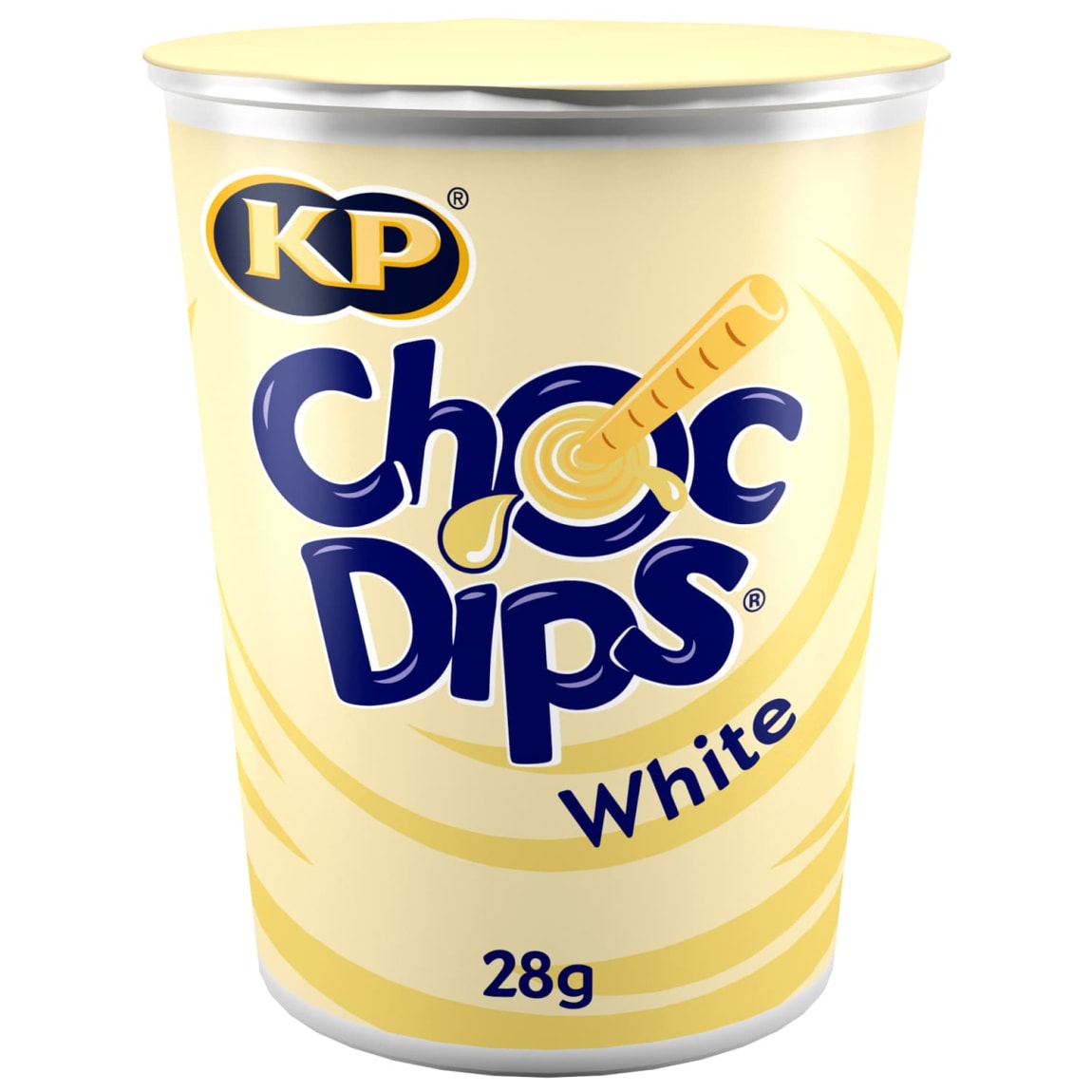 KP Choc Dips White Chocolate 28g biscuit snack with creamy dip