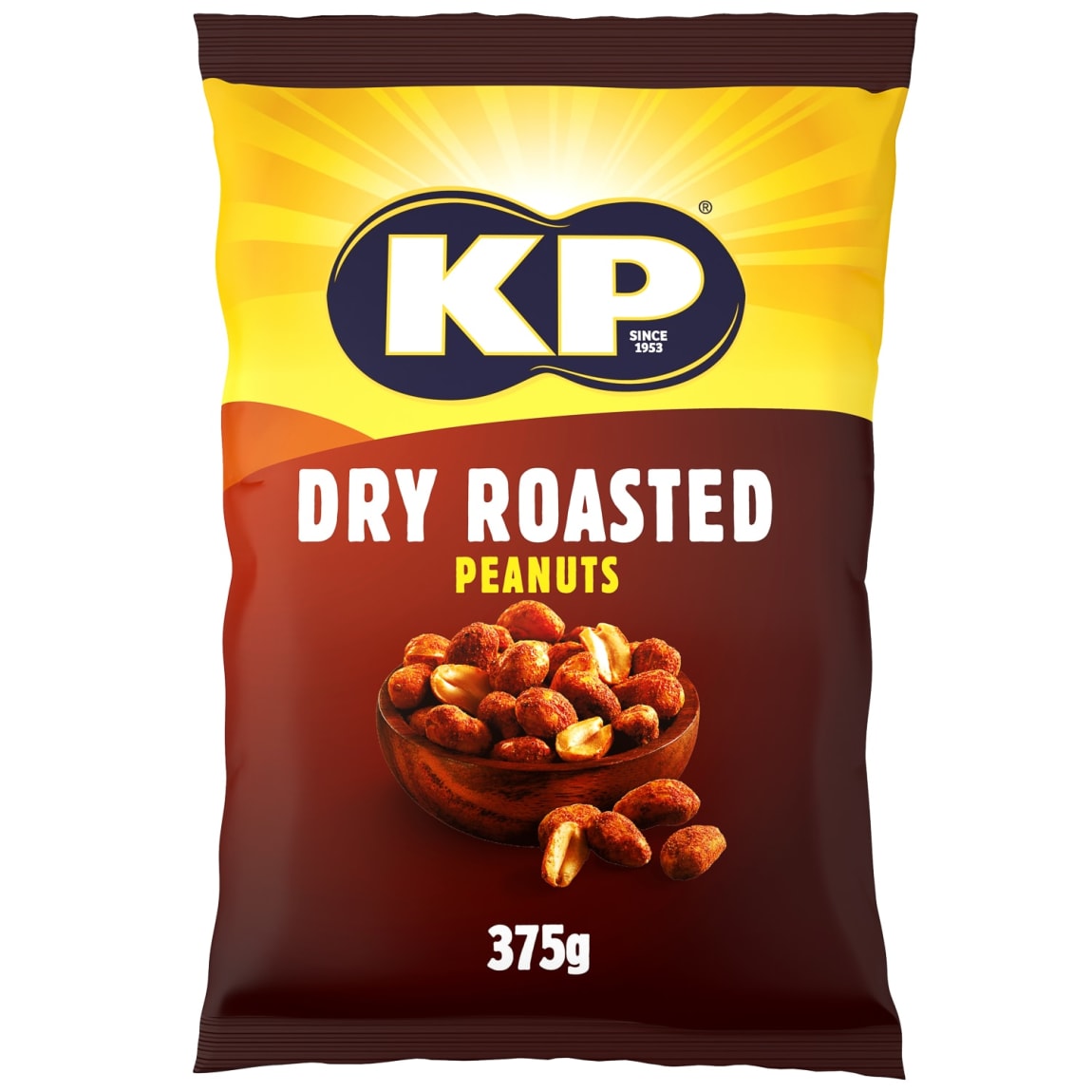 KP Dry Roasted Peanuts 375g crunchy party snack