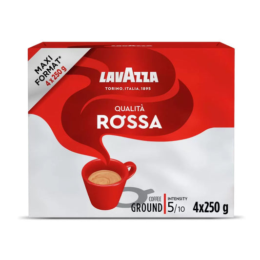 Lavazza Qualità Rossa ground coffee 4-pack, 250g each