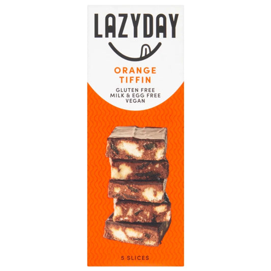 Lazy Day vegan chocolate orange tiffin slices with Belgian chocolate