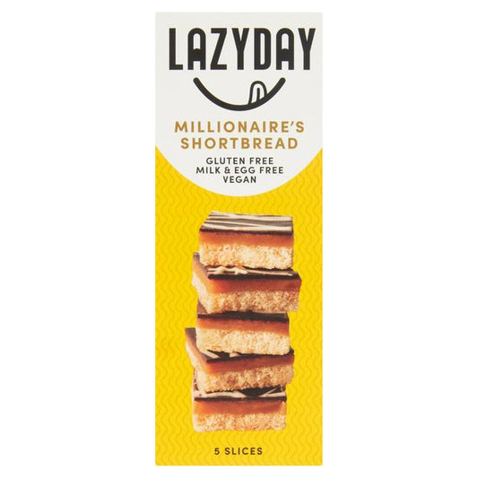 Lazy Day Millionaires Shortbread 150g – gluten-free vegan caramel treat