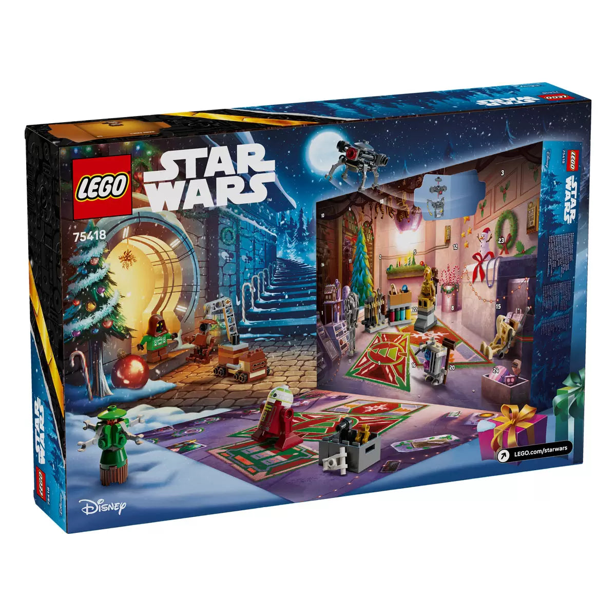 LEGO Star Wars 75418 Advent Calendar with festive builds and characters