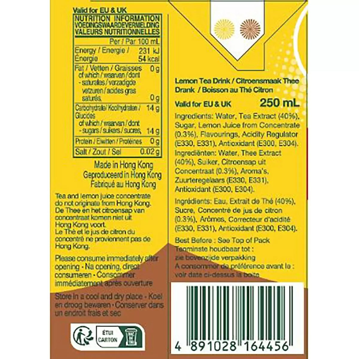 Refreshing lemon tea blend for kids and adults