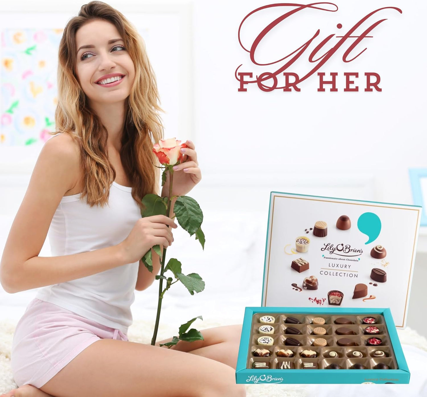Box of 27 Lily O’Brien dessert-inspired chocolates