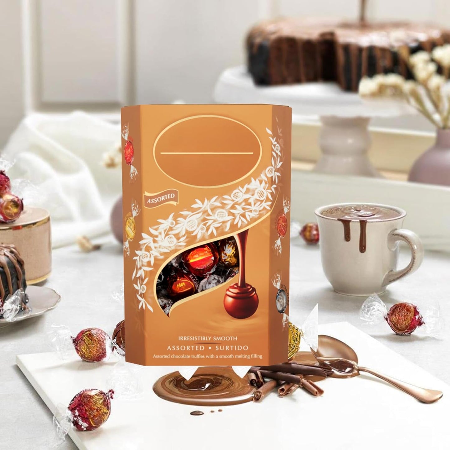 Premium Lindor chocolates made with care and high-quality ingredients