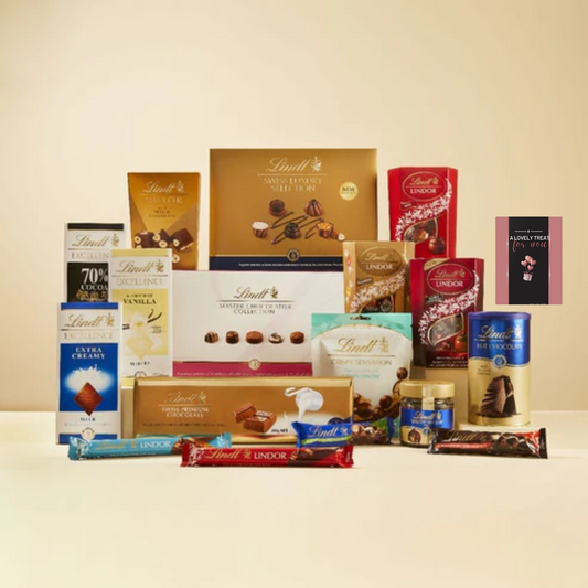 Bulk bundle of Lindt chocolates packed in a large gift box