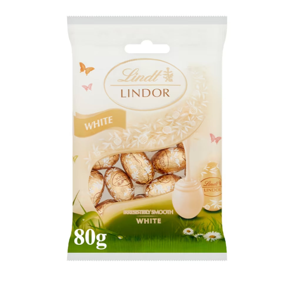 Premium Lindt white chocolate mini eggs bag