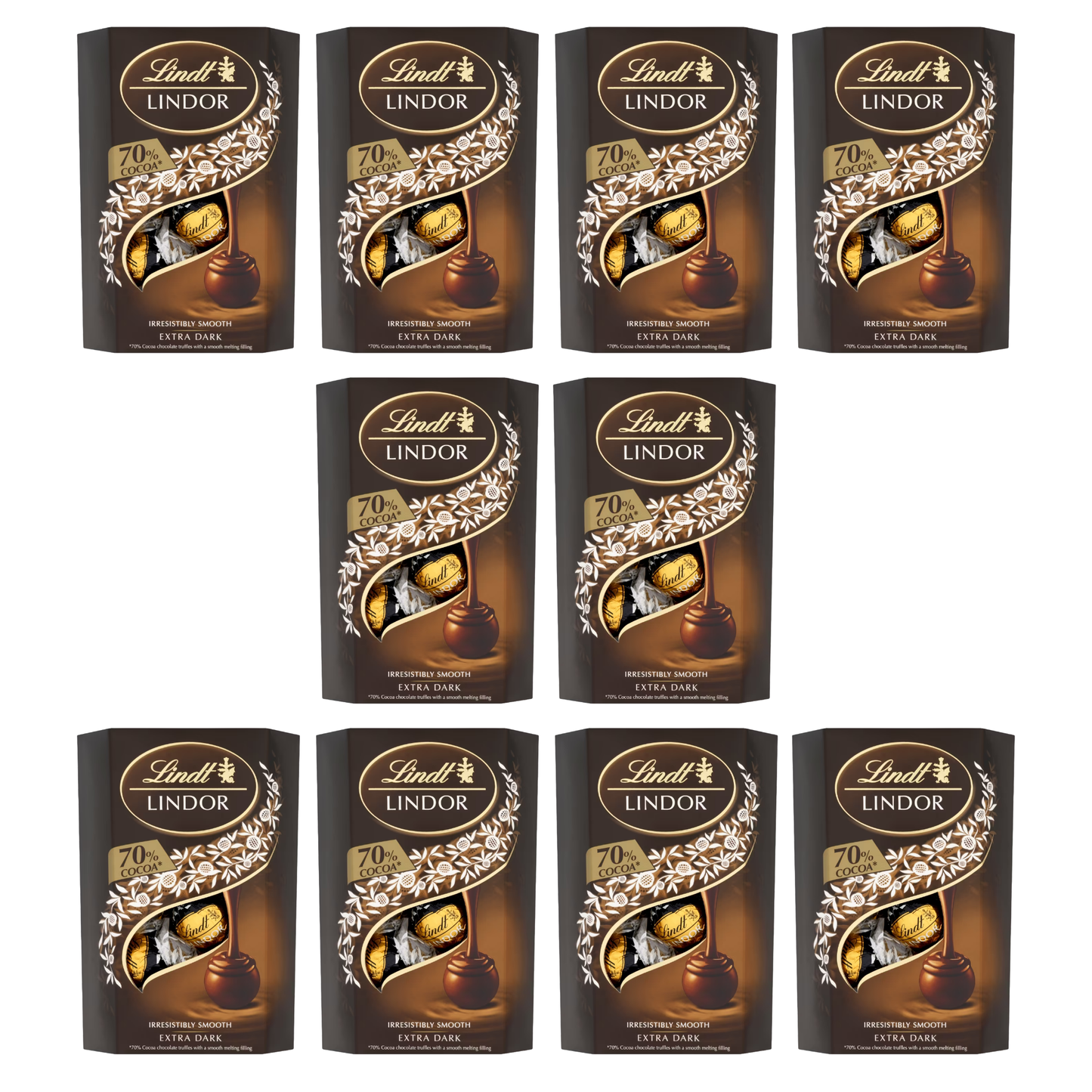Premium Lindt dark chocolate suitable for vegetarians