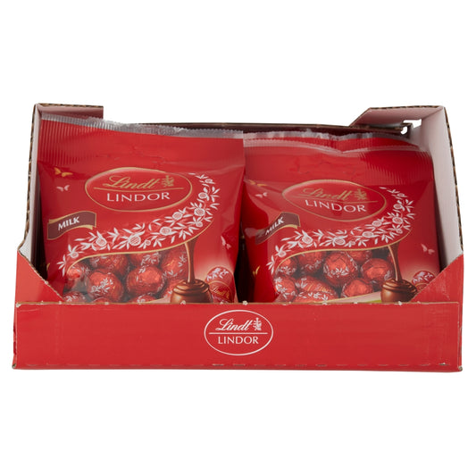 Lindt Lindor Easter Mini Eggs bag with 80g of milk chocolate treats