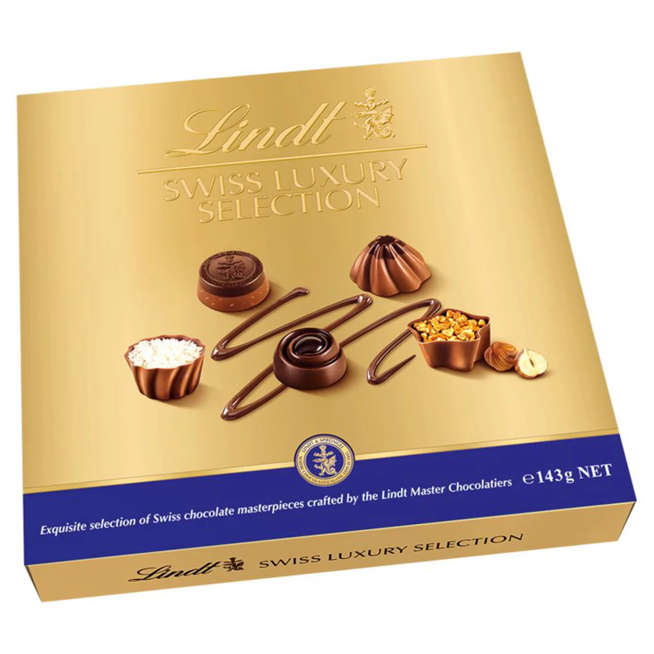 Lindt Swiss Luxury Selection 143g chocolate gift box