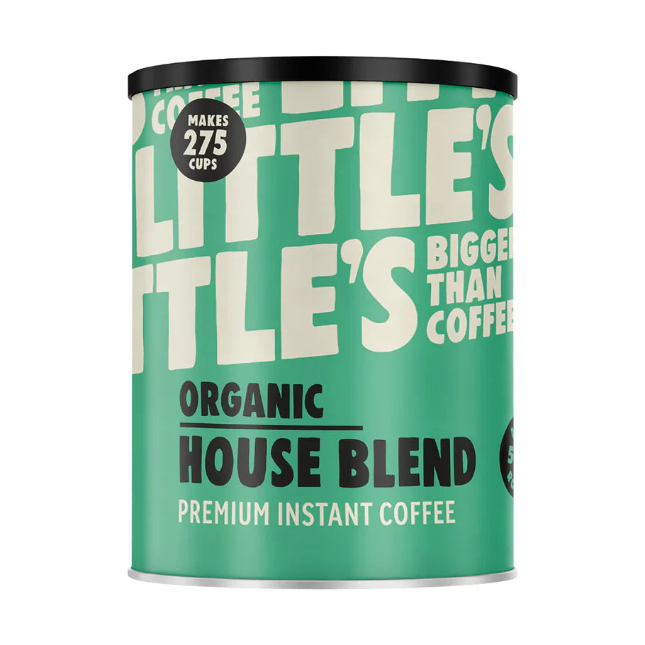 Large 500g catering tin of Little's Organic House Instant Coffee