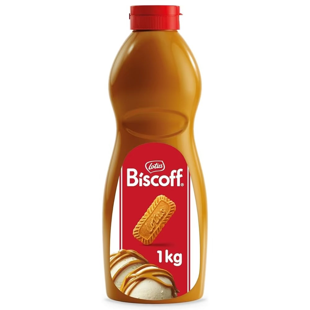 Lotus Biscoff Topping Sauce 1kg jar, smooth caramelised sauce