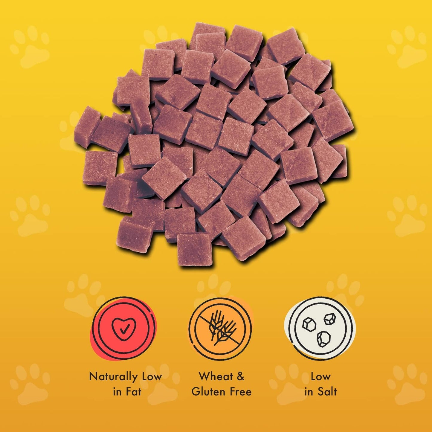 Low-fat natural dog treats for training