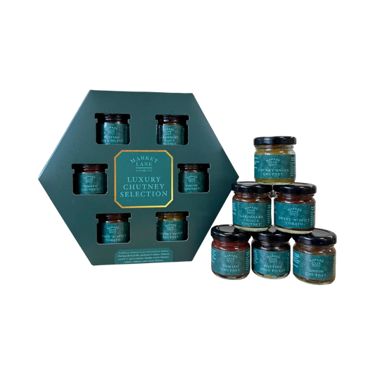 Luxury Chutney Selection Gift Set 6 x 32g with six distinct flavours