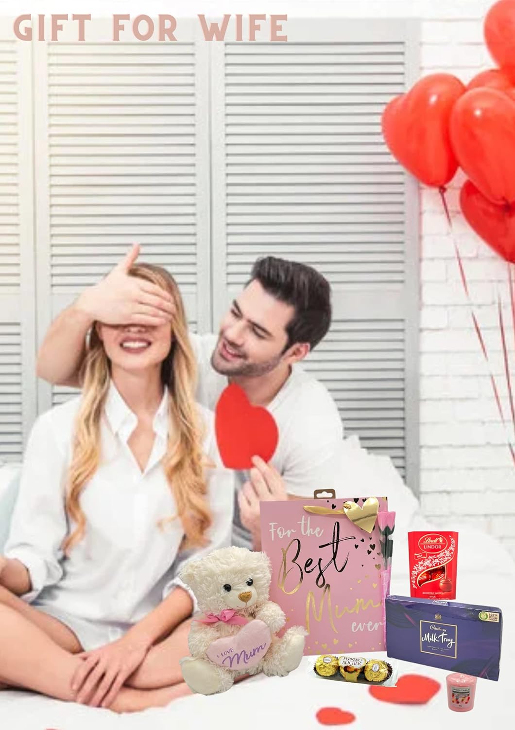 Luxury sweets hamper with a lovely selection for Mum