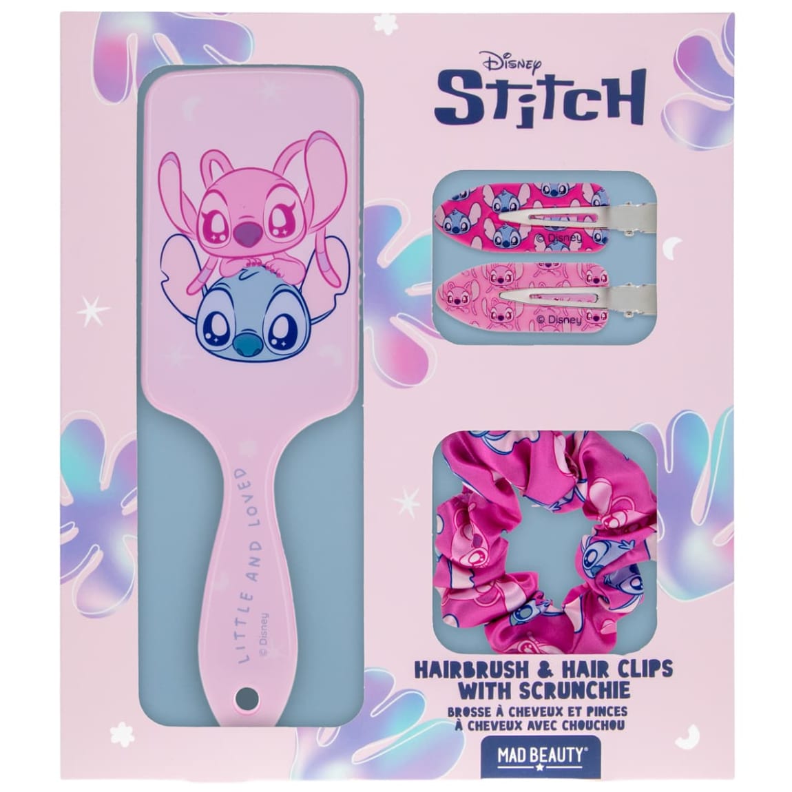 Mad Beauty Disney Stitch Hairbrush Set 4 Piece
