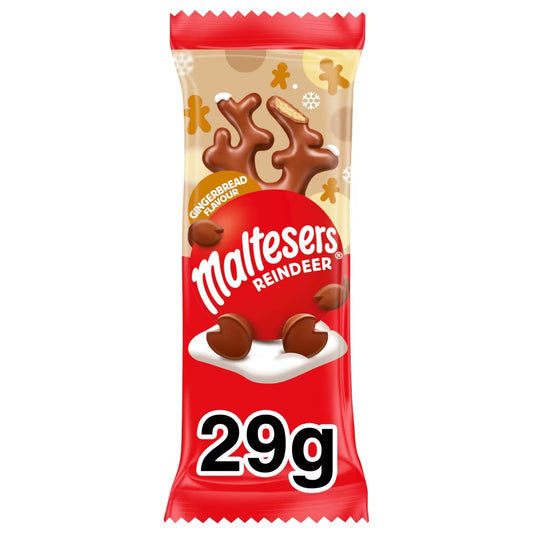 Maltesers Gingerbread Reindeer 29g festive chocolate treat