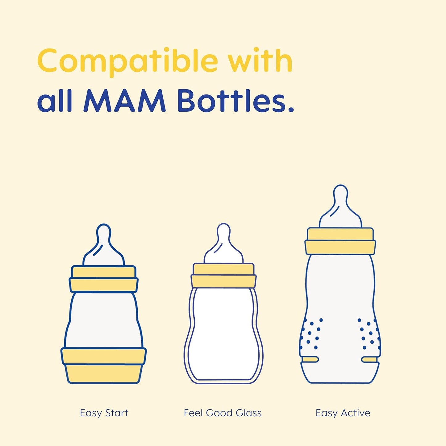 Soft and gentle MAM teats 4-pack