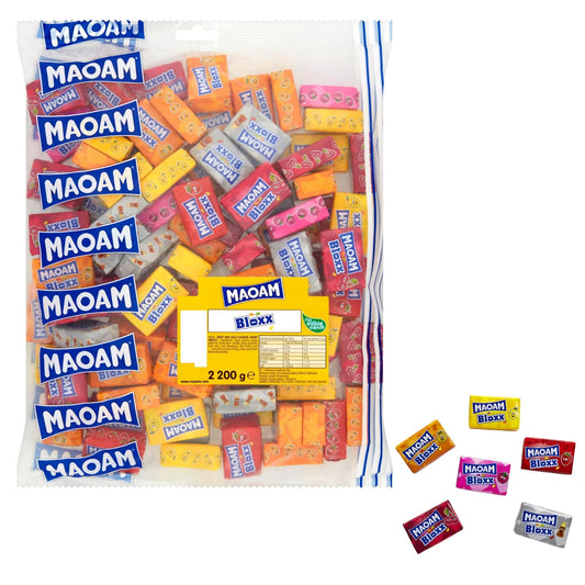 Maoam Bloxx Bag 2.2kg fruit and cola flavour chewy sweets