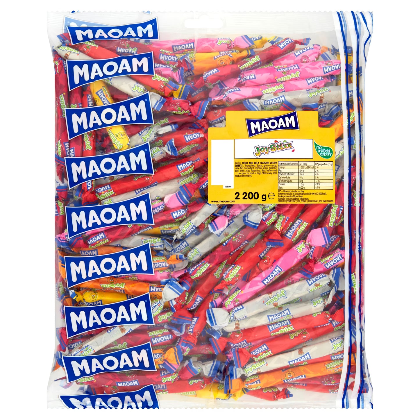 Maoam chewy fruit and cola sticks for parties and occasions