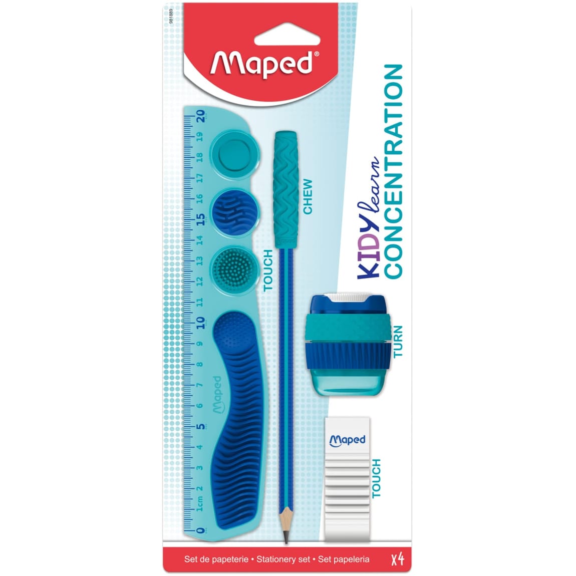Maped Concentration Stationery Set 4 Pack