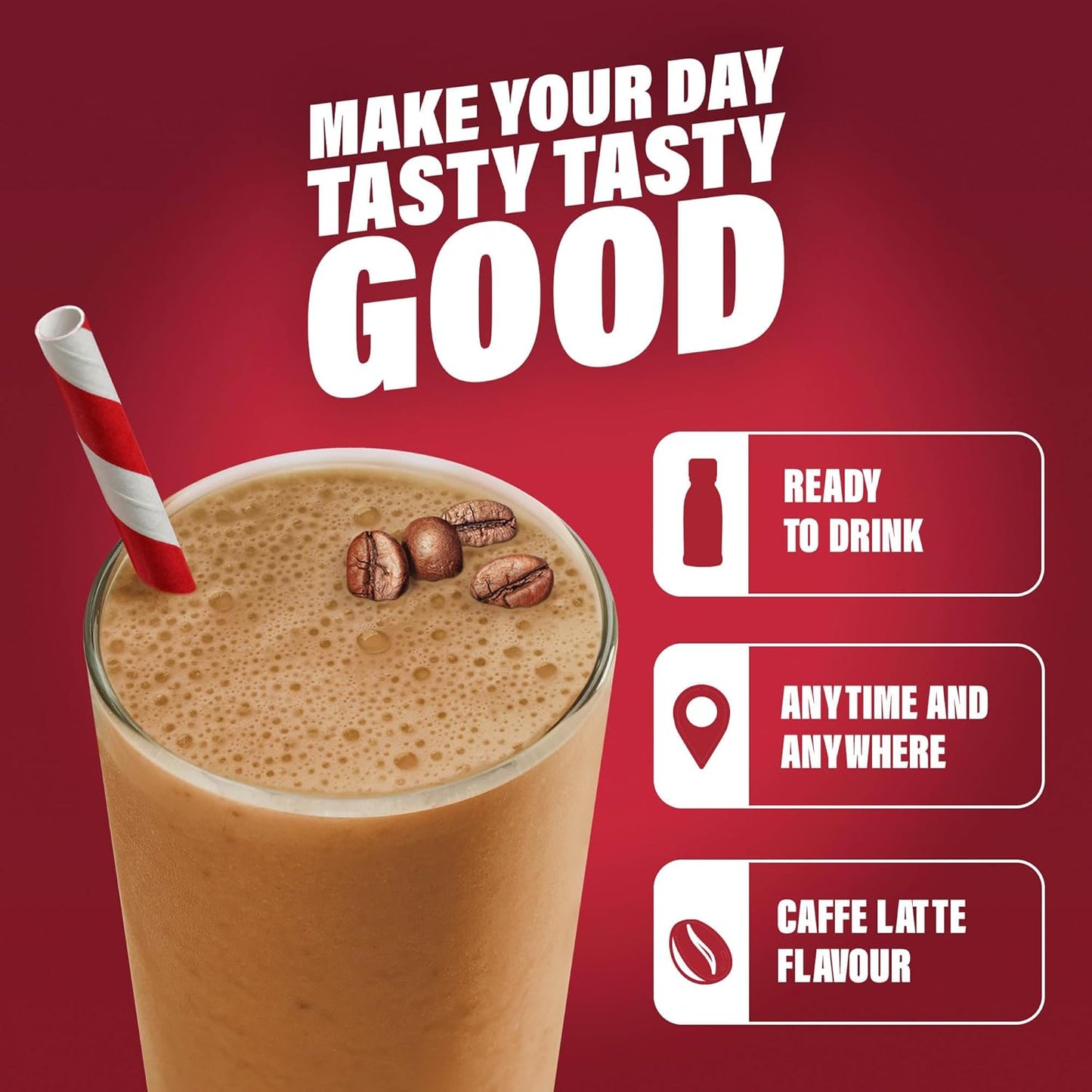 Meal replacement drink rich in protein
