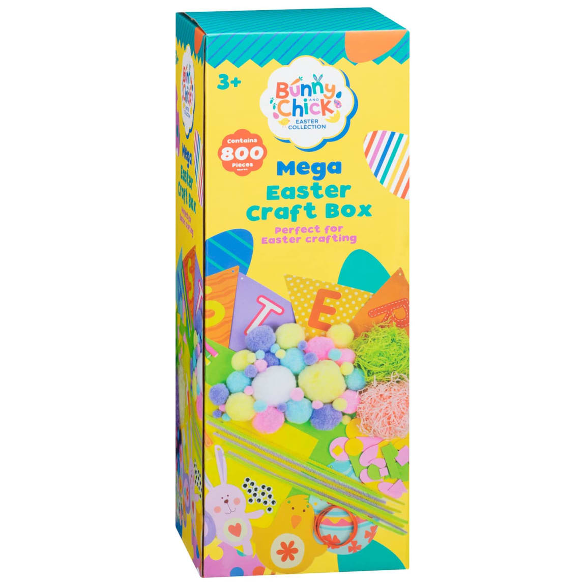 Mega Easter Craft Box 800pc arts and crafts set for kids