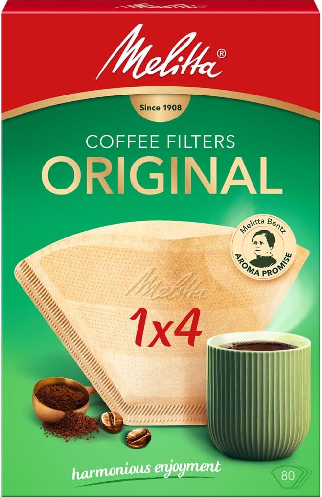 Melitta 1x4 coffee filters pack of 80