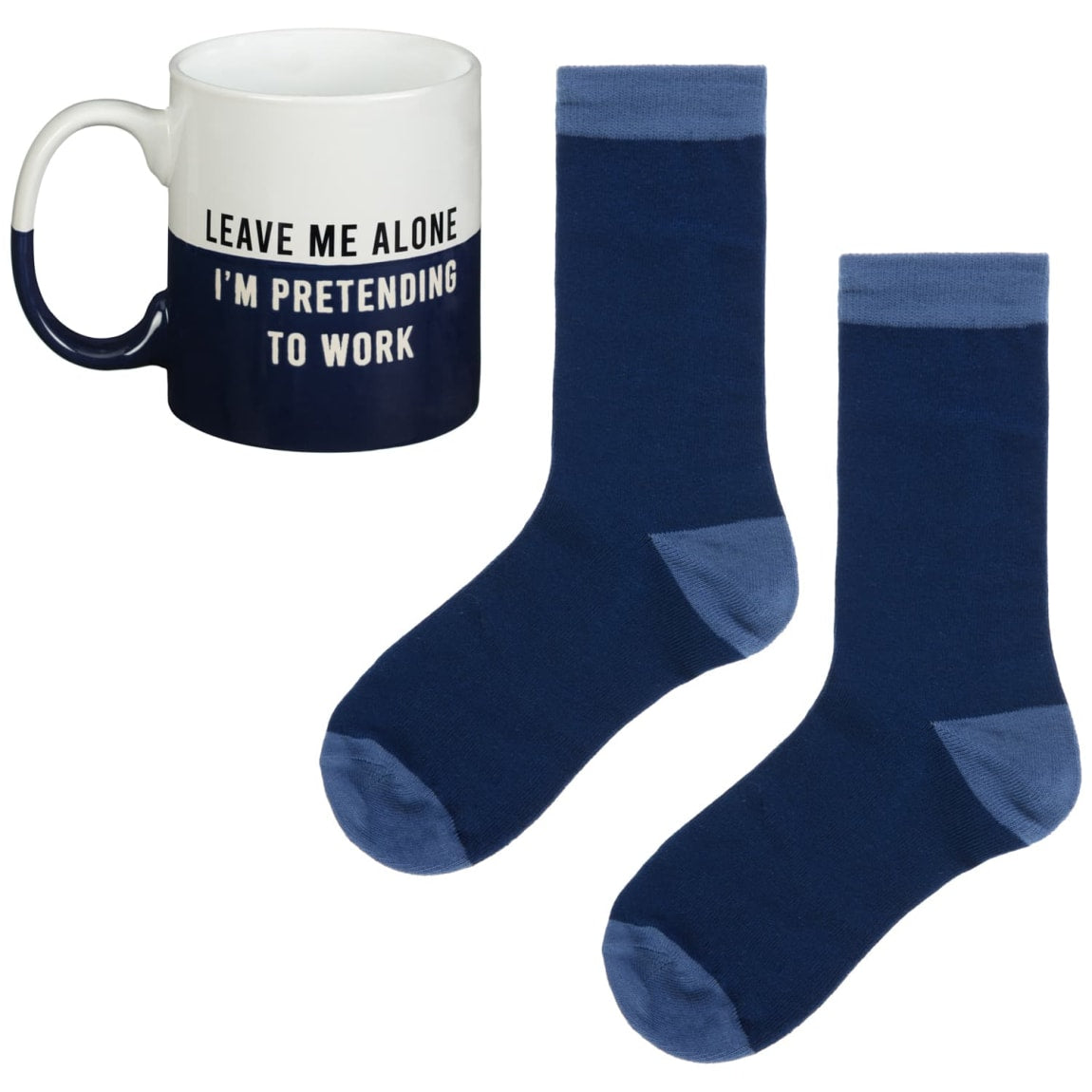 Men’s Mug & Sock Gift Set in Leave Me Alone Design