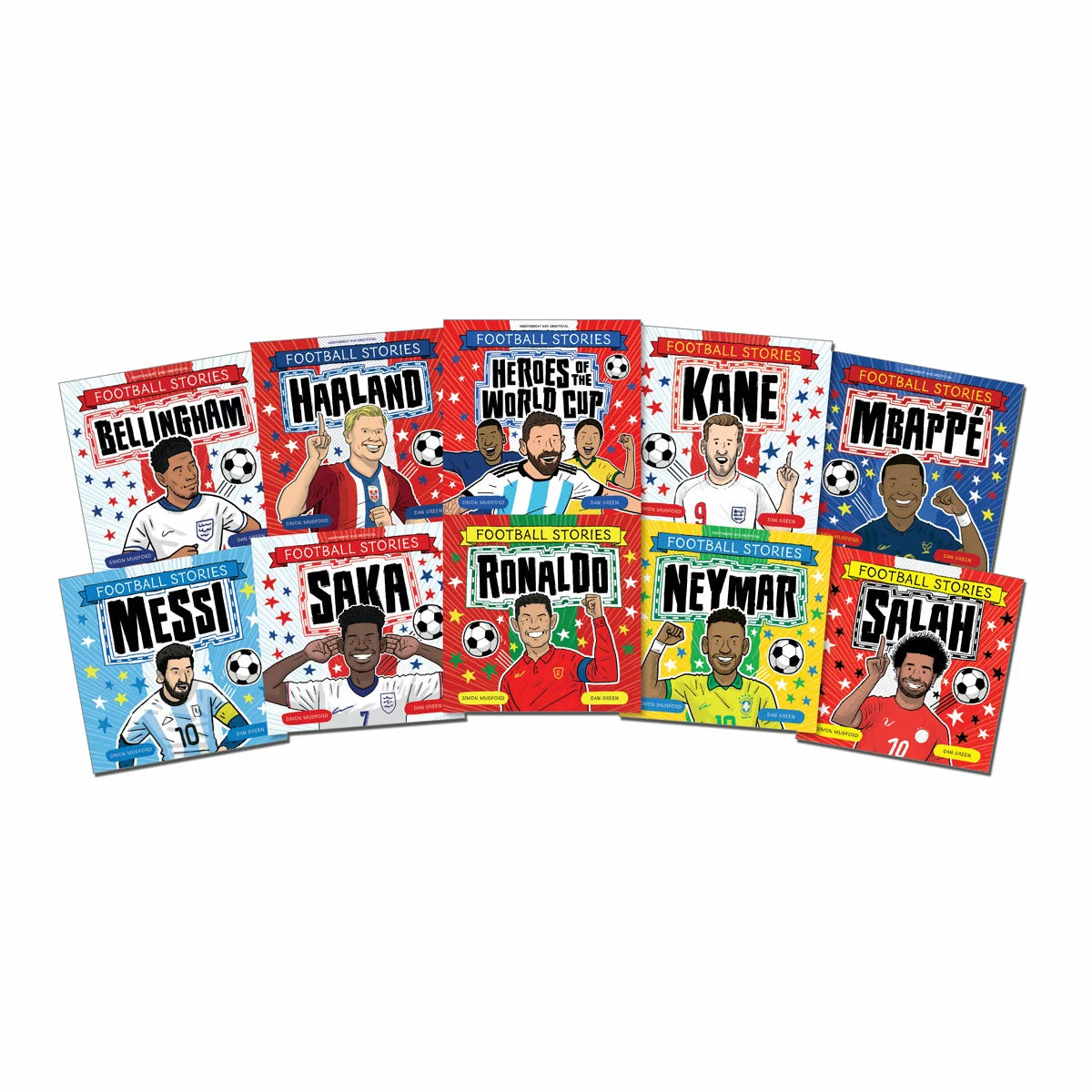 Simon Mugford football hero book collection for children