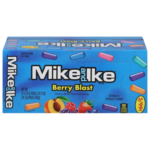 Pack of 24 Mike & Ike Berry Blast 22g candies